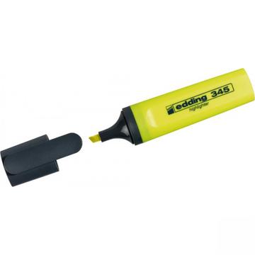 Szövegkiemelo 2-5mm, vágott Edding 345 sárga 