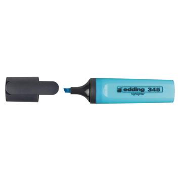 Szövegkiemelo 2-5mm, vágott Edding 345 kék 