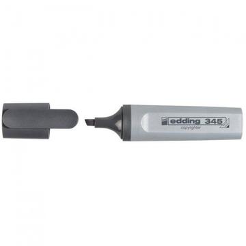Szövegkiemelo 2-5mm, vágott Edding 345 szürke 