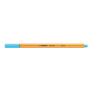 Rostirón, tűfilc 0,4mm, STABILO Point 88 azúrkék