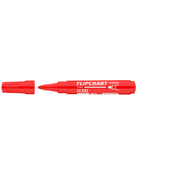 Flipchart marker vízbázisú 3mm, kerek Artip 11XXL piros 