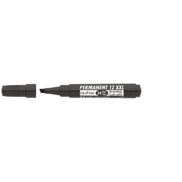 Alkoholos marker 1-4mm, vágott Ico 12XXL fekete 