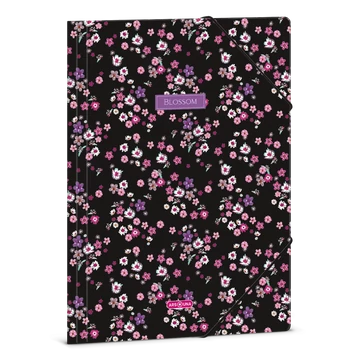 Ars_Una_Pearl_Blossom_black_A4_gumis_dosszie