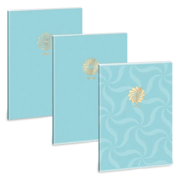 Ars_Una_Soft_Touch_Turquoise_Spring_A4_extra_kapcsos_fuzet_ponthalos