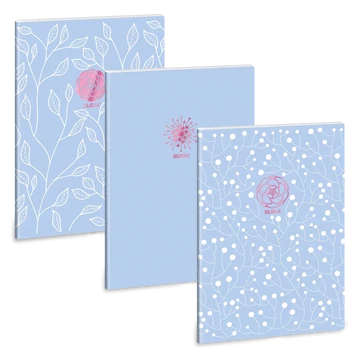 Ars_Una_Soft_Touch_Skyblue_Spring_A4_extra_kapcsos_fuzet_ponthalos