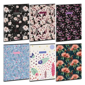 Ars_Una_Flowery_Mix_A4_extra_kapcsos_fuzet_vonalas