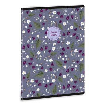 Ars_Una_Lovely_Bloom_Bluebells_A5_extra_kapcsos_fuzet_ponthalos