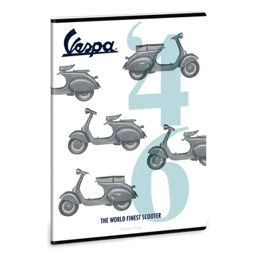 Vespa_'46_A4_extra_kapcsos_fuzet_negyzethalos