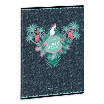 Ars_Una_Pink_Flamingo_A4_extra_kapcsos_fuzet_negyzethalos
