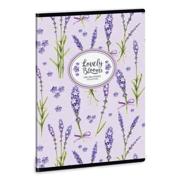 Ars_Una_Lavender_A5_extra_kapcsos_fuzet_negyzethalos