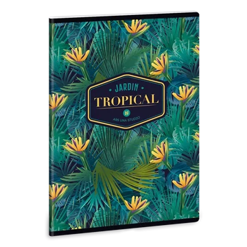 Ars_Una_Tropical_Florida_A5_extra_kapcsos_fuzet_negyzethalos