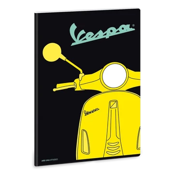 Vespa_Yellow_A4_extra_kapcsos_fuzet_sima