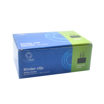 Binderkapocs 41mm, 12 db/doboz, Bluering® 