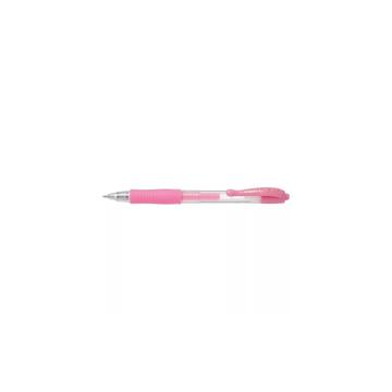 Zselés toll 0,7mm, nyomógombos Pilot G-2, írásszín pasztell rózsaszín