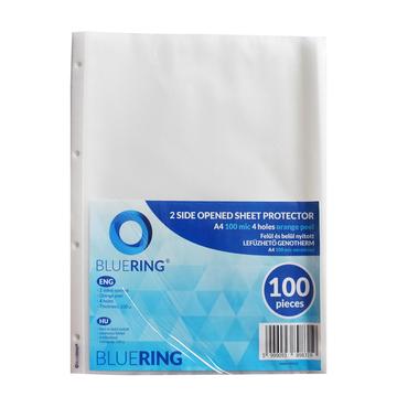 Genotherm lefuzheto, A4, 100 micron narancsos belül 2/3 részben nyitott 4 lyukú Bluering® 100 db/csomag,
