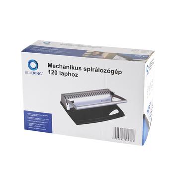Spirálozógép, muanyag spirálkötéshez, 120lap lyukasztás 8lap Bluering® COMBINDER 120