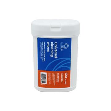 Muanyag tisztító kendo nedves 9x14cm, általános felületekhez 100 db Bluering® 