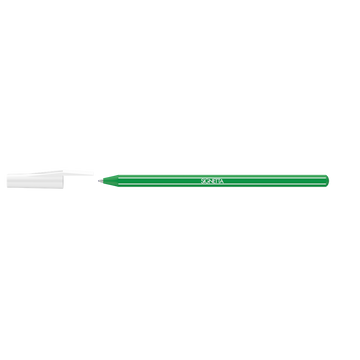 Golyóstoll 0,7mm, kupakos, Ico Signetta, írásszín zöld 