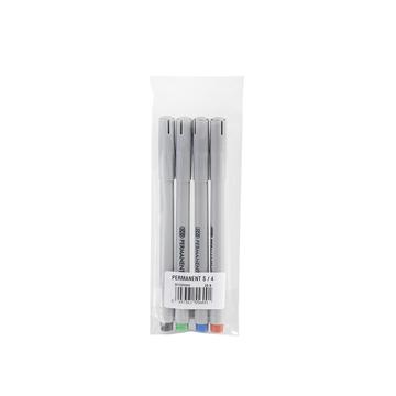 Alkoholos marker tufilc 0,4mm, S tender, 4 klf. szín 