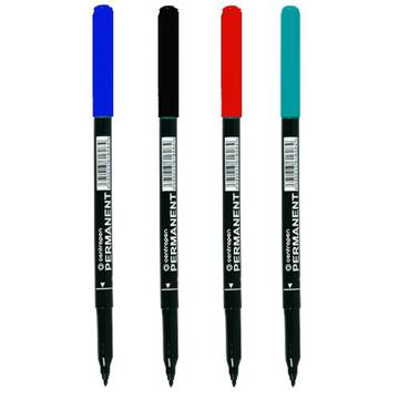 Alkoholos marker 1mm, kerek hegyu, Centropen 2536 kék