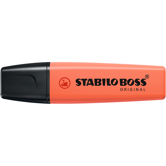 Szövegkiemelő 2-5mm, vágott hegyű, STABILO Boss original Pastel korall