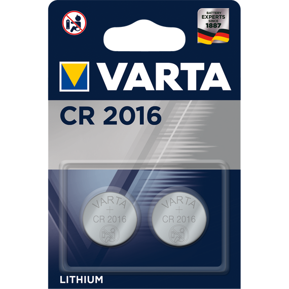 Gombelem CR 2016 2 db/csomag, Varta 
