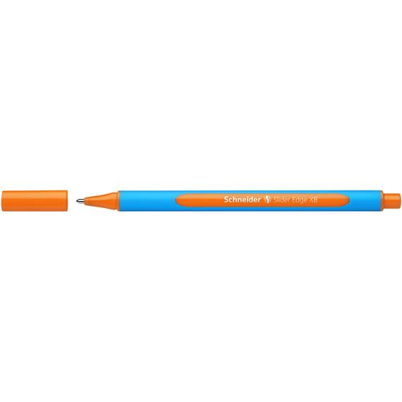 Golyóstoll 0,7mm, kupakos Schneider Slider Edge XB, írásszín narancssárga