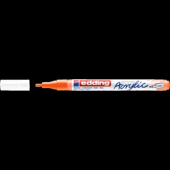 Akril marker 1-2mm, Edding 5300 neon narancssárga 