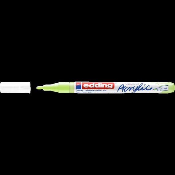 Akril marker 1-2mm, Edding 5300 pasztellzöld 