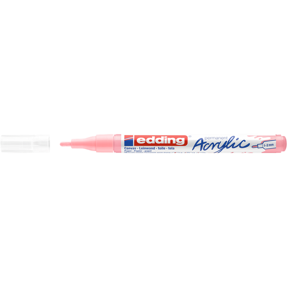 Akril marker 1-2mm, Edding 5300 mályva 