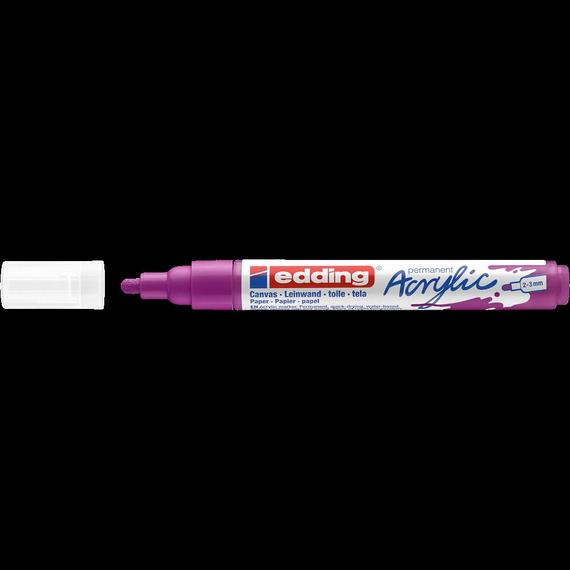 Akril marker 2-3mm, Edding 5100 lila 
