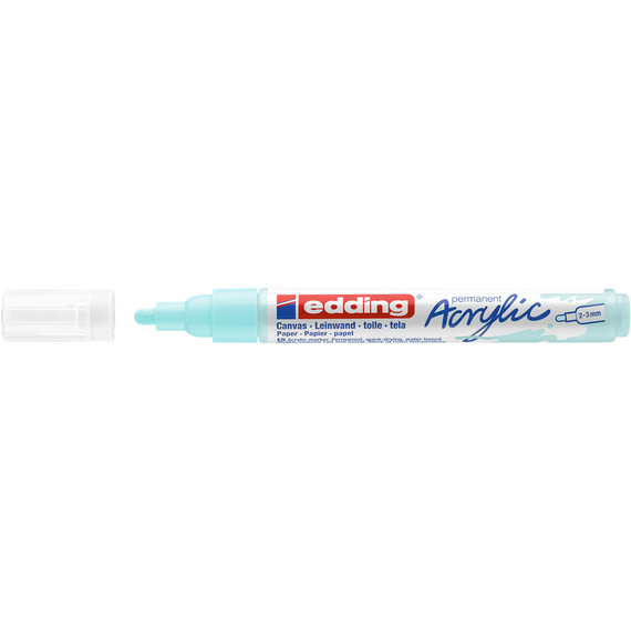 Akril marker 2-3mm, Edding 5100 pasztellkék 