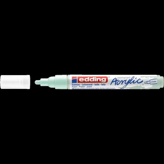 Akril marker 2-3mm, Edding 5100 menta 