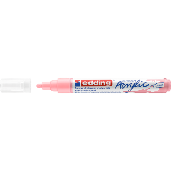 Akril marker 2-3mm, Edding 5100 mályva 