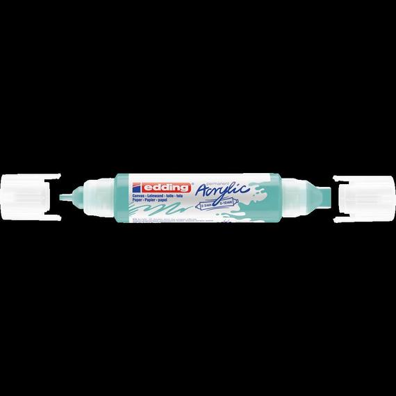 Akril marker 2-3mm, és 5-10mm, 3D kétvégű Edding 5400 türkiz