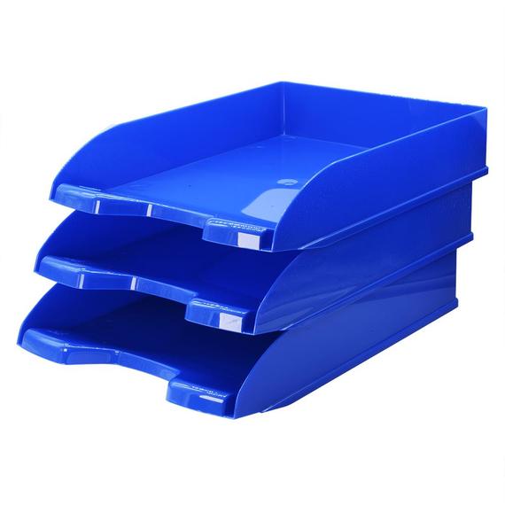Irattálca muanyag 345, 345x255x65mm, Bluering®, kék