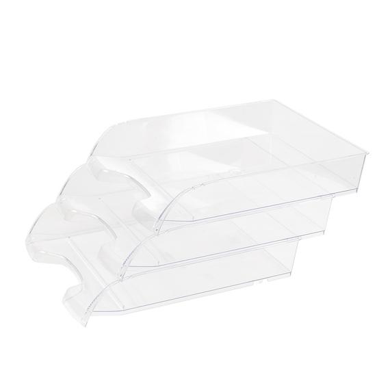 Irattálca muanyag 550 extra széles 345x270x67mm, Bluering®, víztiszta