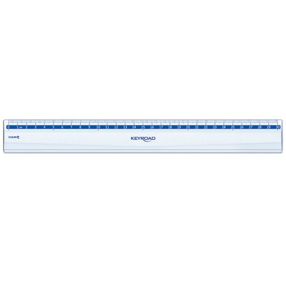 Vonalzó 30 cm, klasszikus Keyroad