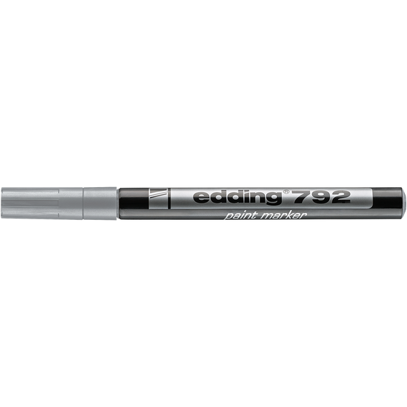 Lakkmarker 0,8mm, kerek Edding 792 ezüst
