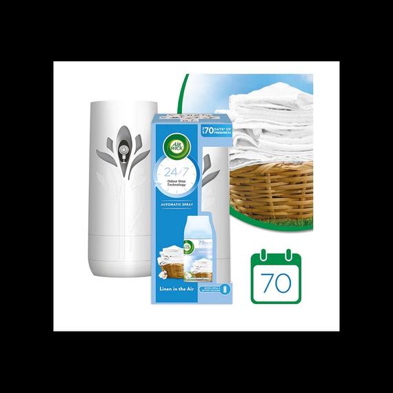 Légfrissítő készülék utántöltővel 250 ml AirWick Freshmatic Frissen mosott ruha