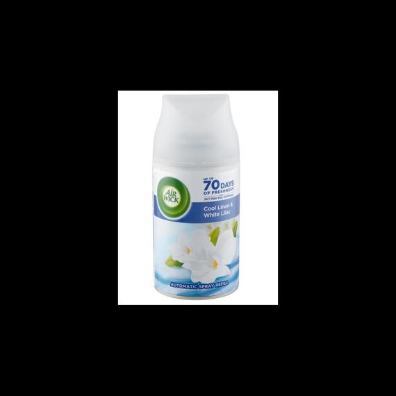 Légfrissítő spray utántöltő 250 ml AirWick Freshmatic Friss Ruha & Fehér Orgona