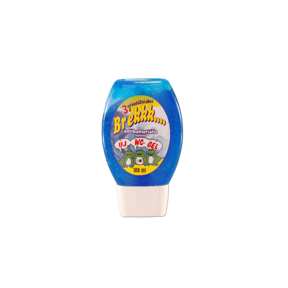 WC tisztító gél 100 ml Brekk kék