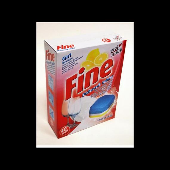 Mosogatógép tabletta 40 x 20 g /doboz Fine 5 in1
