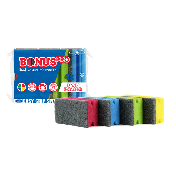 Mosogatószivacs 4 db/csomag formázott HoReCa BonusPRO_B118