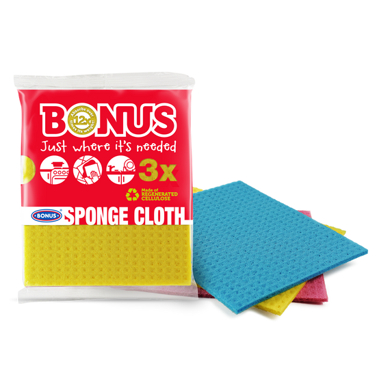 Szivacsos kendő 3 db/csomag Bonus_B132