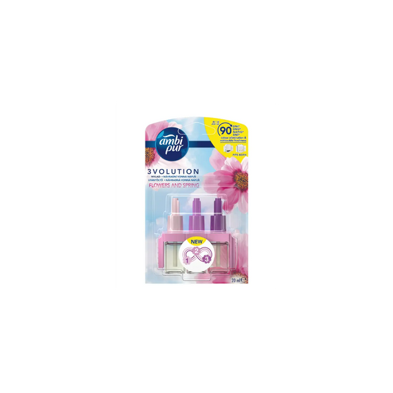 Légfrissítő elektromos utántöltő 20 ml Ambi Pur 3 Volution Flower&Spring