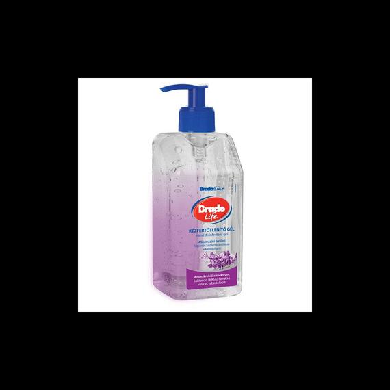 Kéz- és bőrfertőtlenítő gél pumpás 500 ml Bradolife levendula