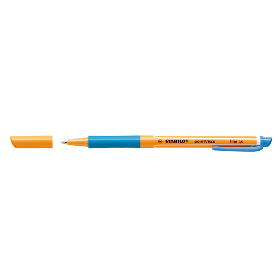 Rollertoll zselés 0,5mm, STABILO PointVisco türkiz