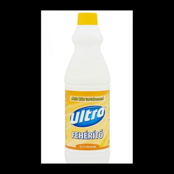 Fehérítő folyadék 1 liter Ultra fehérítő Citrom