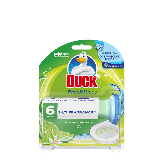 WC öbíltő korong zselés 36 ml Fresh Discs Duck® Lime